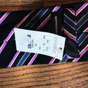 3 express fashion ties. 1 new two used